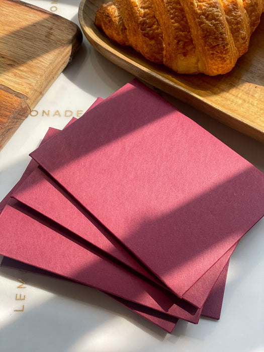 Paper Envelopes - Marsala - Set of 9 - LemonadeStationery