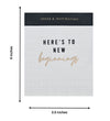 Perforated Memo Pad - New Beginnings - Set of 70 sheets - LemonadeStationery