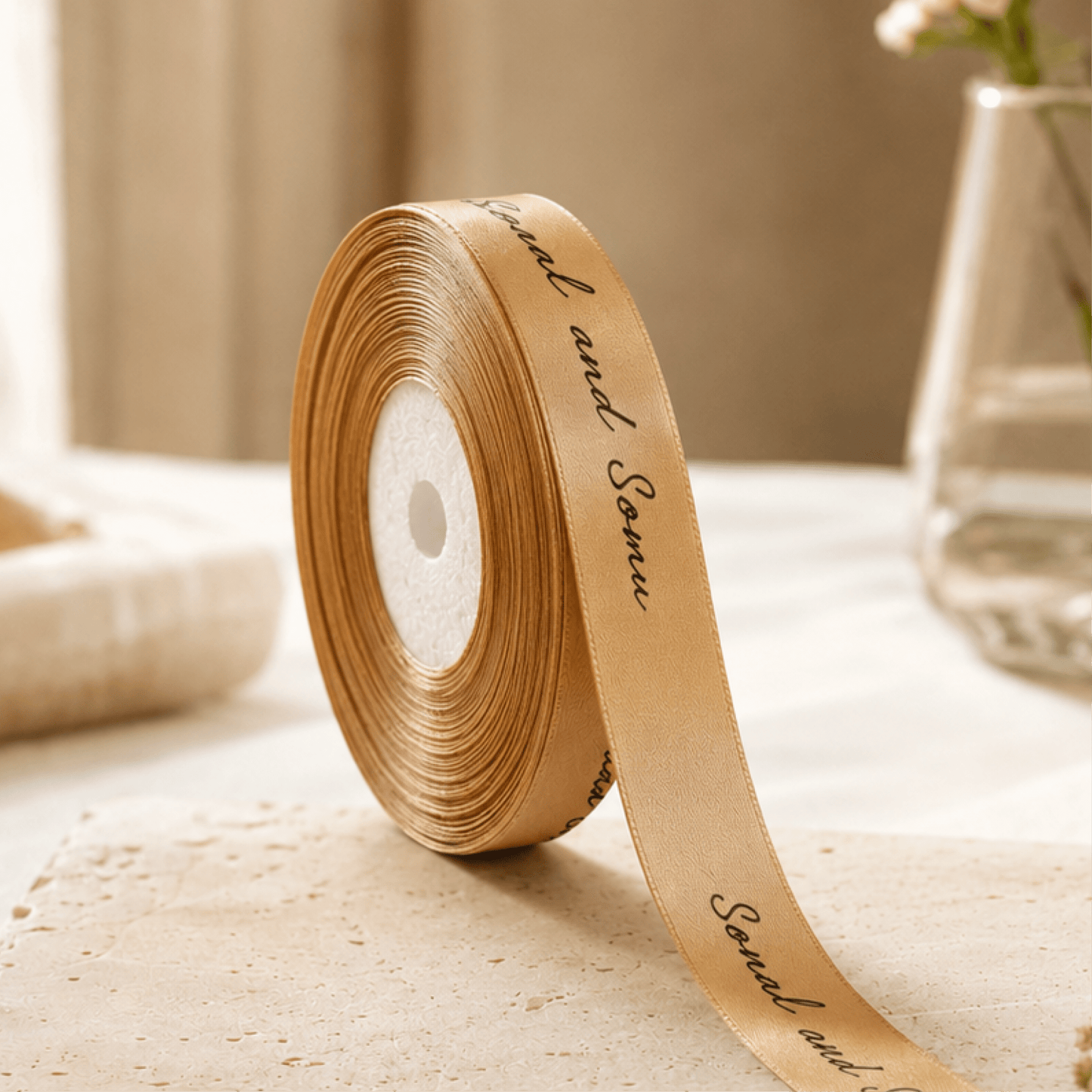 Personalised Satin Ribbon 20mm | Custom Printed Ribbon India - LemonadeStationery