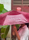 Personalized - 3 Fold Umbrella - Every Cloud Has A Silver Lining - LemonadeLuxe Gifting