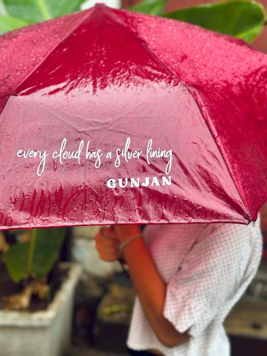 Personalized - 3 Fold Umbrella - Every Cloud Has A Silver Lining - LemonadeLuxe Gifting