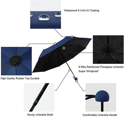Personalized - 3 Fold Umbrella - LemonadeLuxe Gifting