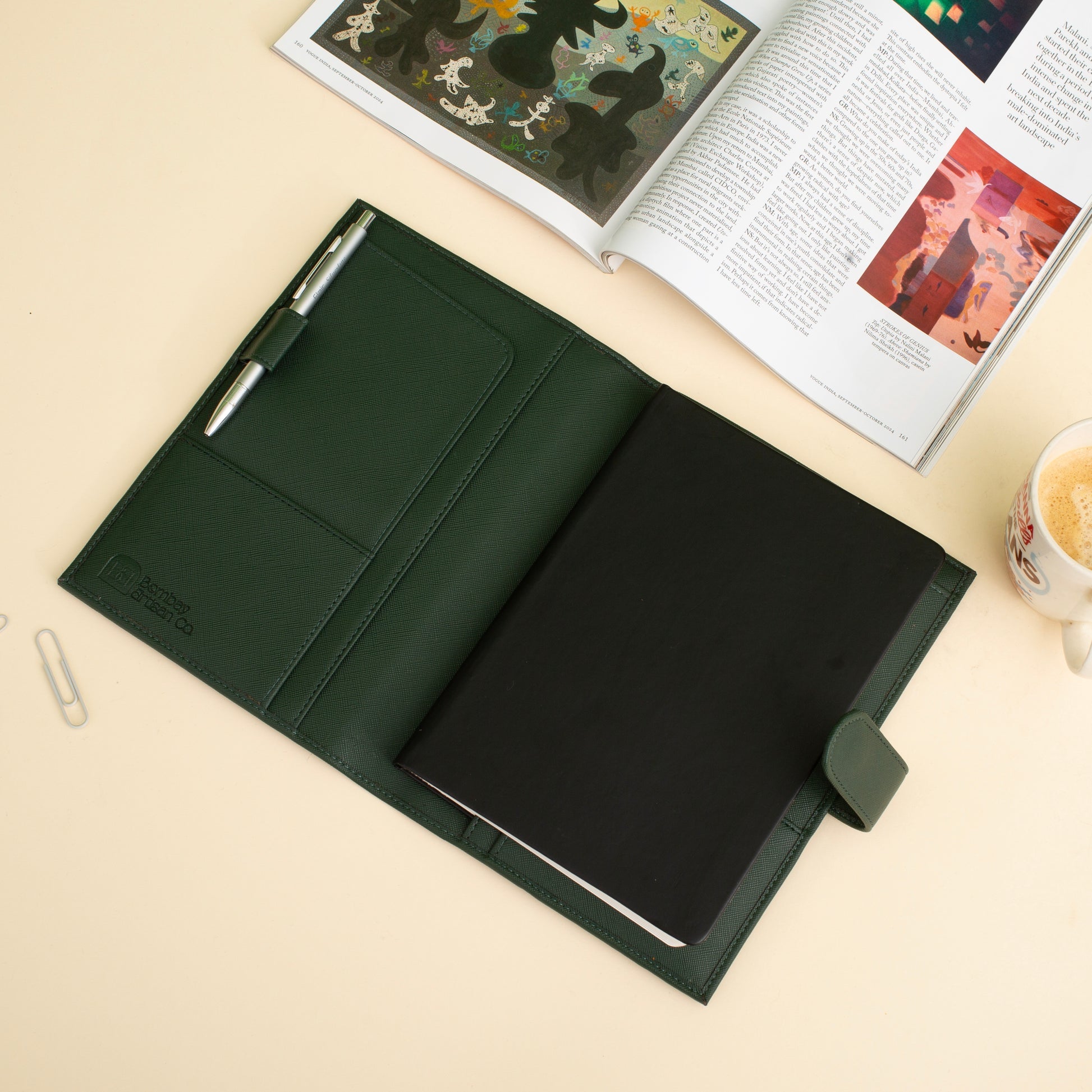 Personalized A5 Organiser Cover With Diary – Vegan Leather - Lemonade