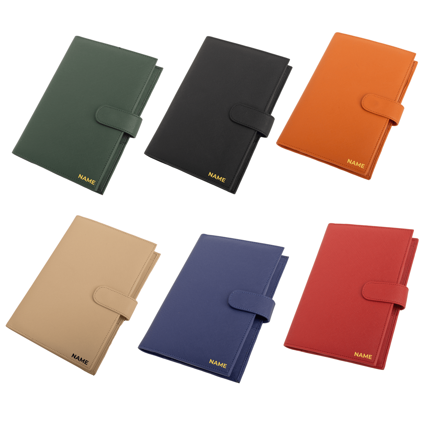 Personalized A5 Organiser Cover With Diary – Vegan Leather - Lemonade