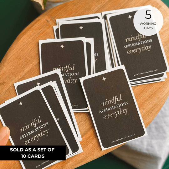 custom affirmation card deck with motivational quotes