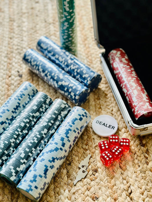 Personalized - All - In Aces Collection - Poker Set - LemonadeLuxe Gifting