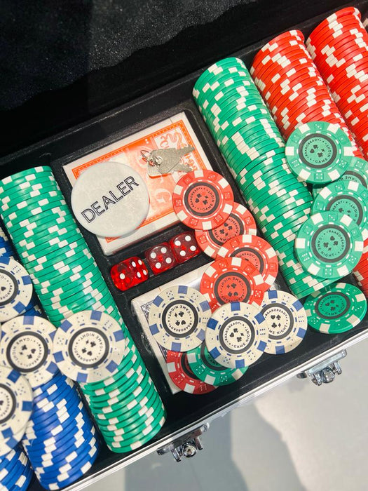 Personalized - All - In Aces Collection - Poker Set - LemonadeLuxe Gifting