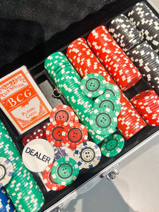 Personalized - All - In Aces Collection - Poker Set - LemonadeLuxe Gifting