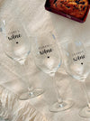 Personalized - Amore Wine Glass Pair - Set of 2 | Heart - LemonadeHome