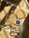 Personalized - Artisan Can Glass With Straw - Evil Eye | Artisan Collection - LemonadeHome