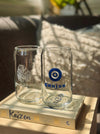 Personalized - Artisan Can Glass With Straw - Evil Eye | Artisan Collection - LemonadeHome