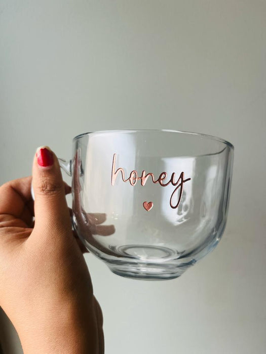 Personalized - Artisan Clear Mug | Soup Mug | Artisan Collection - LemonadeHome