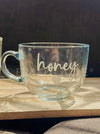 Personalized - Artisan Clear Mug | Soup Mug | Artisan Collection - LemonadeHome