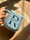 Personalized - Artisan Pastel Neu Ceramic Coffee Mug - Initial | Artisan Collection - LemonadeHome