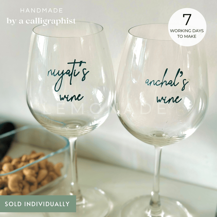 Personalized - Artisan - The Crafted Wine Glass Set of 2 | Artisan Collection - LemonadeHome