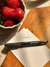 Personalized - Ball Pen with Inbuilt Ink Stamp & Stylus - Cursive - LemonadeStationery