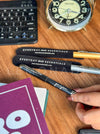 Personalized - Ball Pen with Inbuilt Ink Stamp & Stylus - Cursive - LemonadeStationery