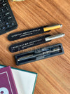 Personalized - Ball Pen with Inbuilt Ink Stamp & Stylus - Logo - LemonadeStationery