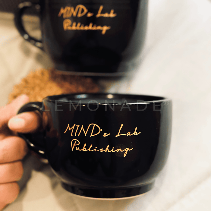 Personalized - Black Elegance Cappuccino Mug | Artisan Collection - LemonadeHome