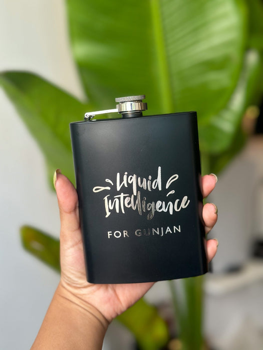 Personalized - Blackout Flask - Liquid Intelligence - LemonadeHome