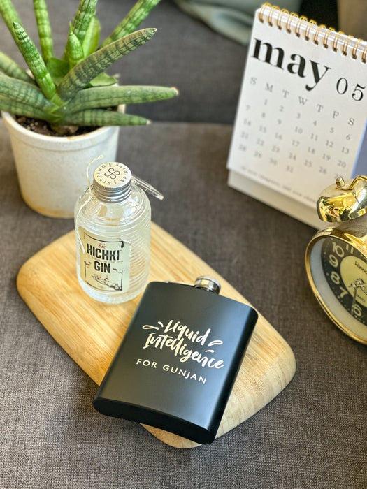 Personalized - Blackout Flask - Liquid Intelligence - LemonadeHome