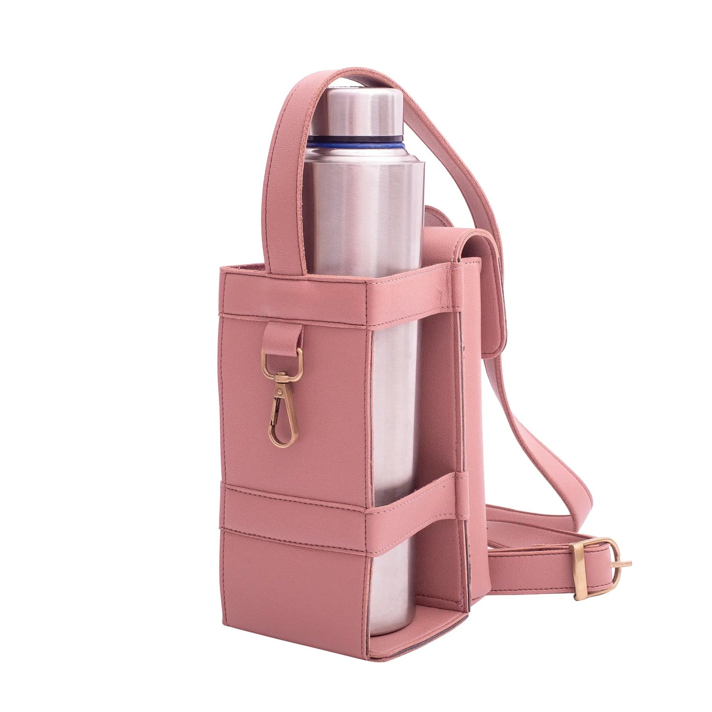Personalized Bottle bag - Vegan Leather - Lemonade