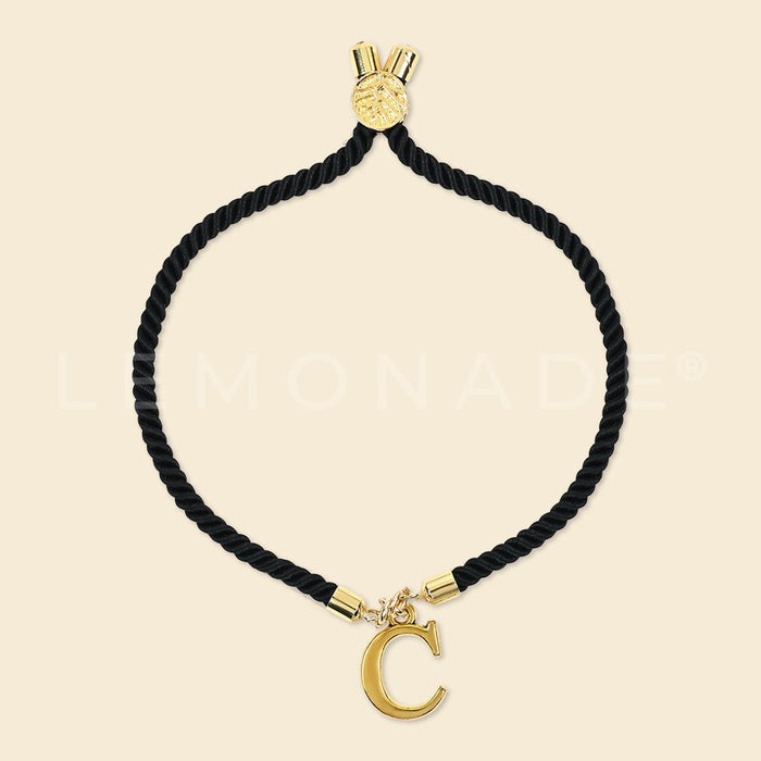 Personalized - Bracelet - With One Initial - LemonadeLuxe Gifting