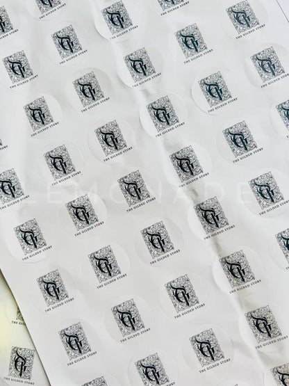 Personalized - Branding Stickers - Circle - LemonadeStationery