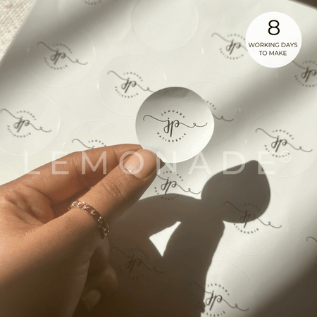 Personalized - Branding Stickers - Circle - LemonadeStationery