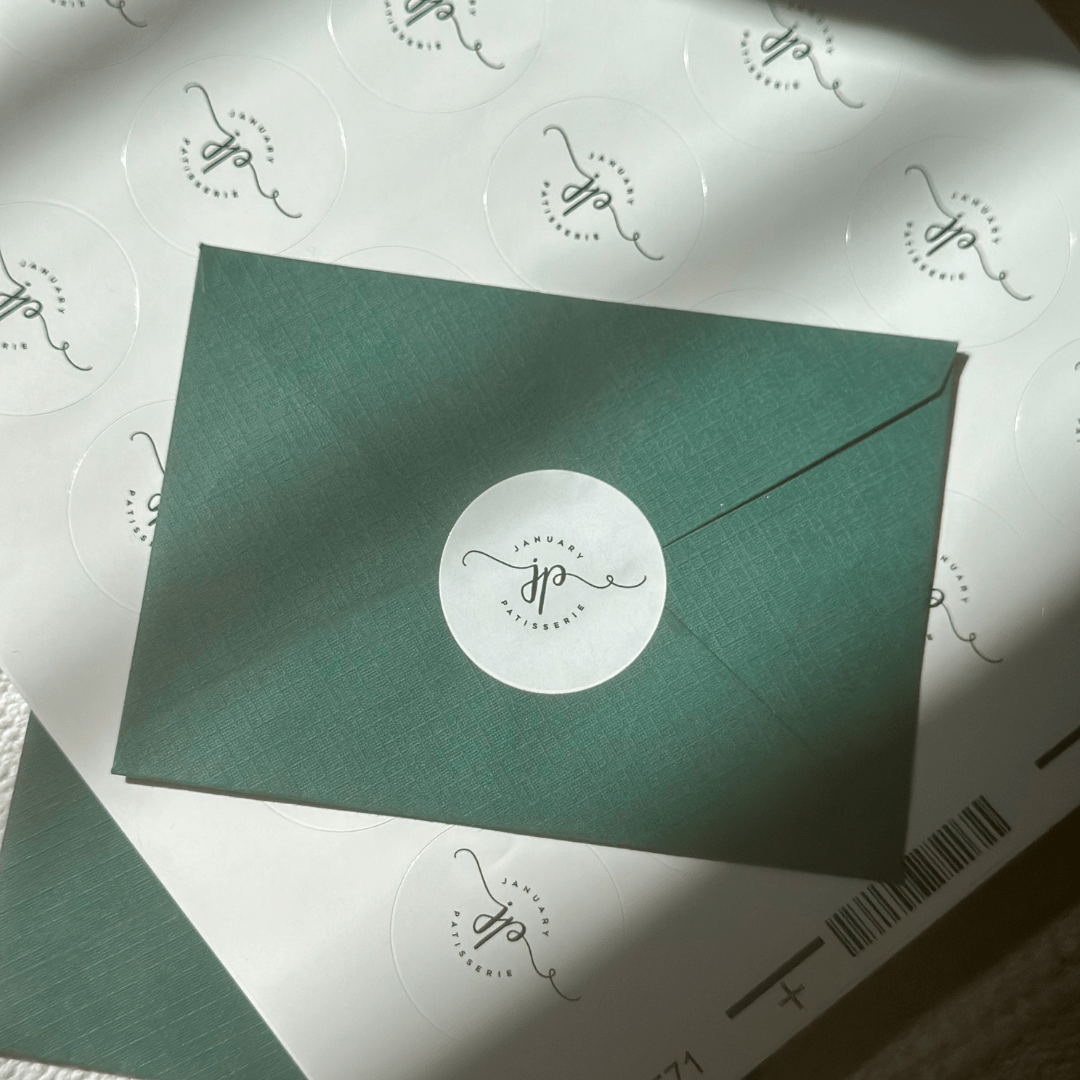 Personalized - Branding Stickers - Circle - LemonadeStationery