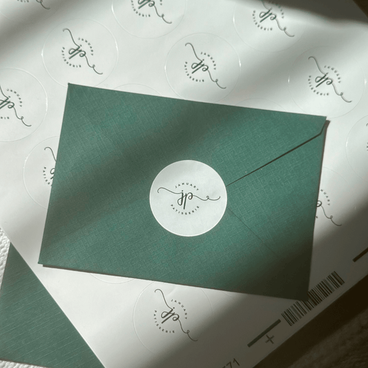 Personalized - Branding Stickers - Circle - LemonadeStationery