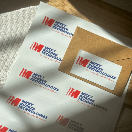 Personalized - Branding Stickers - Rectangle - LemonadeStationery