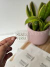 Personalized - Branding Stickers - Transparent Oval - LemonadeStationery