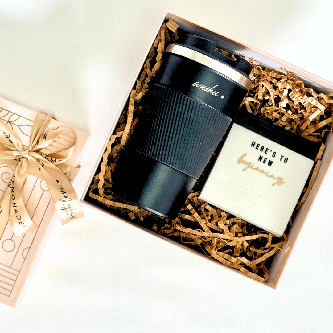 Personalized - Brewlet Hamper with Gift Box - LemonadeLuxe Gifting