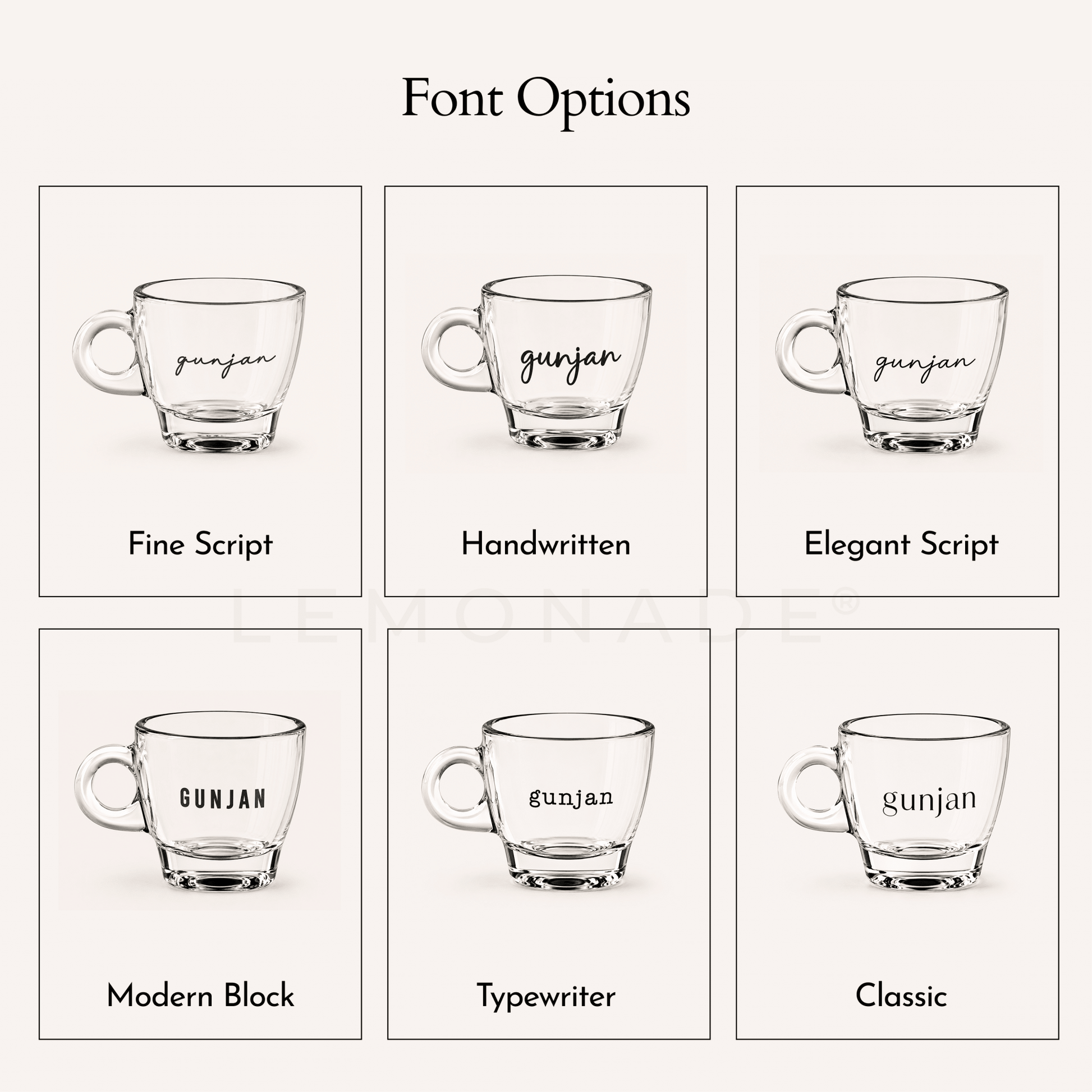 Personalized - Cafe Macchiato Mug | Espresso Mug - LemonadeHome