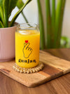 Personalized - Can Glass With Straw - Grande - Korean Heart - LemonadeHome