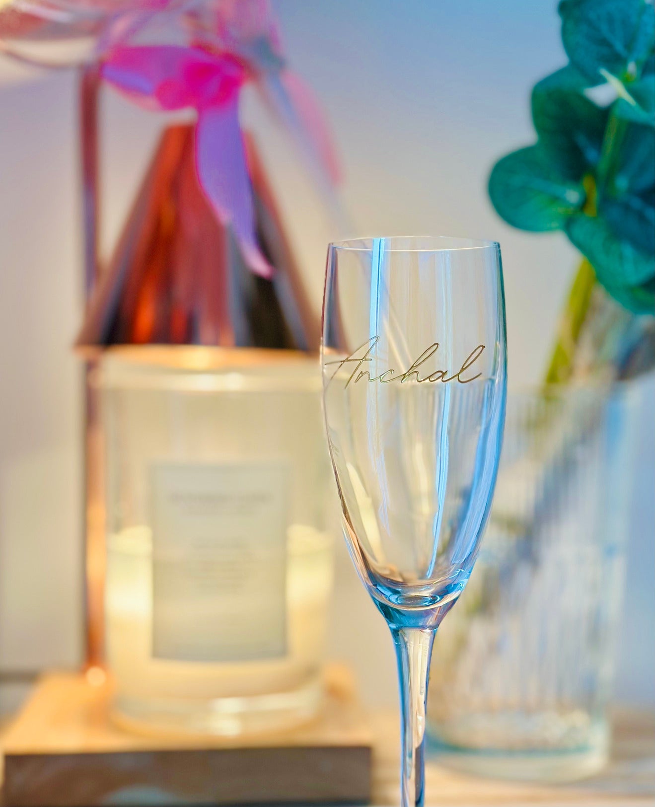Personalized - Champagne Flutes | Artisan Collection - LemonadeHome
