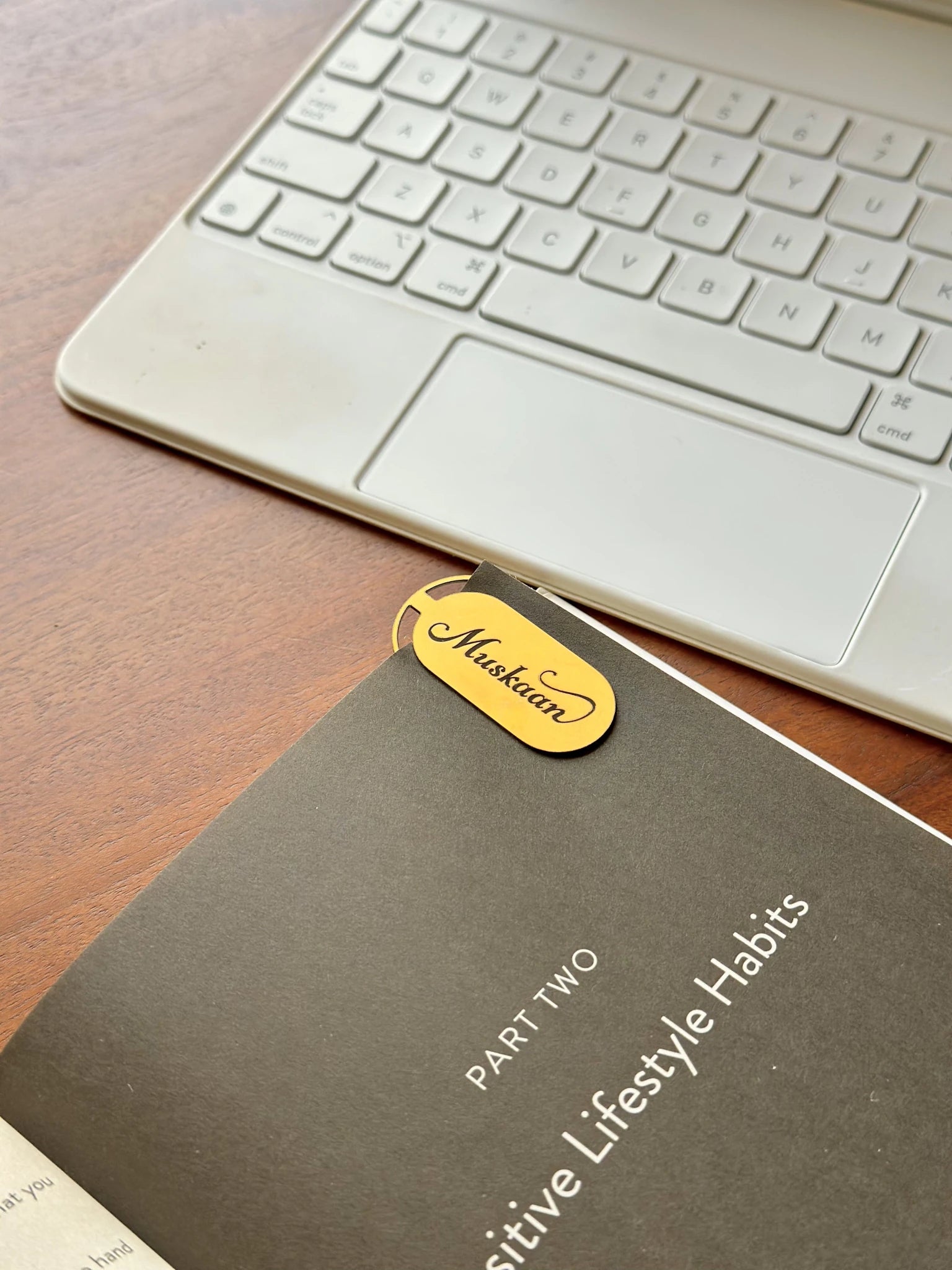 Personalized Chaptered Metal Bookmark - Lemonade