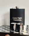 Personalized - Chess & Flask Set - Black - LemonadeHome