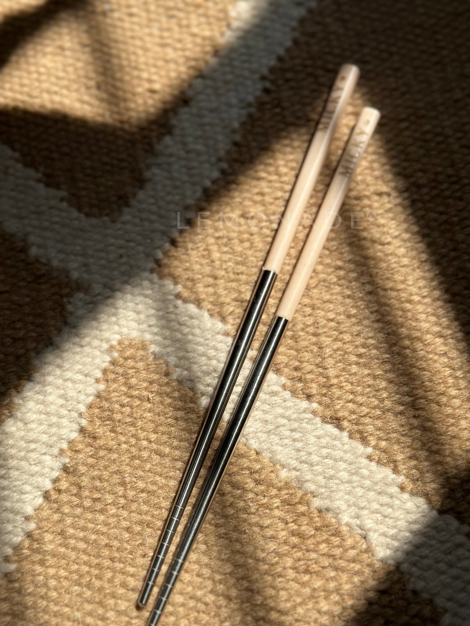 Personalized stainless steel chopsticks with free custom engraving