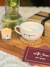 Personalized - Classic White Cappuccino Cup | Cappuccino Mug | Artisan Collection - LemonadeHome