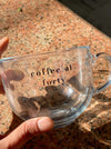 Personalized - Clear Mug | Soup Mug - Black - LemonadeHome