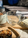 Personalized - Clear Mug | Soup Mug - Black - LemonadeHome