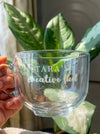 Personalized - Clear Mug | Soup Mug - Creative Fuel - LemonadeHome