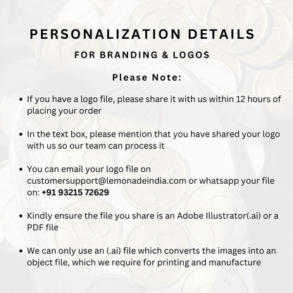 Personalized - Colourful Stickers - Logo - LemonadeStationery
