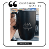 Personalized - ComfortGrip Travel Mug - Black - LemonadeHome