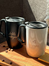 Personalized - ComfortGrip Travel Mug - Black - LemonadeHome