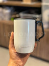 Personalized - ComfortGrip Travel Mug - White - LemonadeHome