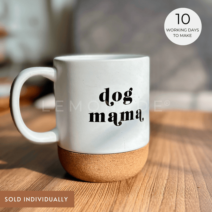 Personalized - Cork Base Mug - White - LemonadeHome