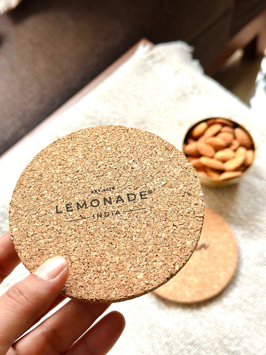 Personalized - Cork Coaster - Set of 4 - LemonadeHome